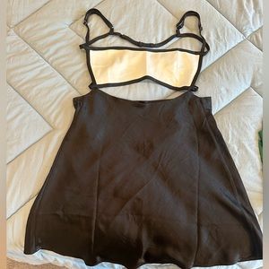 Meshki black and white dress